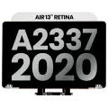 Complete LCD Display Assembly Compatible For MacBook Air 13" Retina (A2337 / Late 2020) (M1) (Used OEM Pull: Grade A) (Silver)