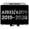 Complete LCD Display Assembly Compatible For MacBook Air 13" Retina (A1932 / Mid 2019) (A2179 / Early 2020) (Used OEM Pull: Grade B) (Space Gray)