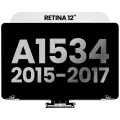 Complete LCD Display Assembly Compatible For MacBook Retina 12" (A1534 / Early 2015 / Early 2016 / Mid 2017) (Used OEM Pull: Grade B) (Silver)