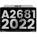 Complete LCD Display Assembly Compatible For MacBook Air 13" (A2681 / Mid 2022) (Used OEM Pull: Grade A) (Starlight)