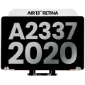 Complete LCD Display Assembly Compatible For MacBook Air 13" Retina (A2337 / Late 2020) (M1) (Used OEM Pull: Grade B) (Silver)