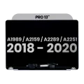 Complete LCD Display Assembly Compatible For MacBook Pro 13" (A1989 / Late 2018 / Early 2019) (A2159 / Mid 2019) (A2289 / A2251 / Mid 2020) (Used OEM Pull: Grade A) (Space Gray)