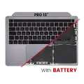 Top Case Assembly With Battery And Keyboard Compatible For MacBook Pro 13" (A2338 / Late 2020) (Space Gray) (UK Keyboard)