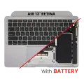 Top Case Assembly With Battery And Keyboard Compatible For MacBook Air 13" Retina (A2179 / Early 2020) (US Keyboard) (Space Gray)