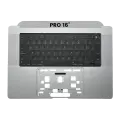 Top Case With Keyboard Compatible For MacBook Pro 16" (A2991 / Late 2023) (US Keyboard) (Space Gray)