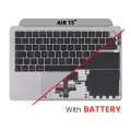Top Case Assembly With Battery And Keyboard Compatible For MacBook Air 13" (A2681 / Mid 2022) (UK Keyboard) (Space Gray)