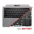 Top Case Assembly With Battery And Keyboard Compatible For MacBook Pro 13" (A2251 / Mid 2020) (US Keyboard)(Used OEM Pull: Grade A) (Space Gray)