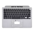 Top Case With Keyboard Compatible For MacBook Air 13" Retina (A2337 / Late 2020) (Used OEM Pull: Grade New) (Space Gray) (US Keyboard)