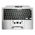 Top Case With Keyboard Compatible For MacBook Pro 13" (A2251 / Mid 2020) (UK Keyboard) (Silver)