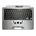 Top Case With Keyboard Compatible For MacBook Pro 13" (A2251 / Mid 2020) (UK Keyboard) (Space Gray)