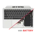 Top Case Assembly With Battery And Keyboard Compatible For MacBook Air 13" Retina (A2337 / Late 2020) (Silver) (US Keyboard)