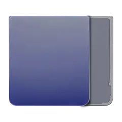 Bottom Back Cover Compatible For Samsung Galaxy Z Flip 4 5G (Service Pack) (Blue)