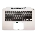 Top Case With Keyboard Compatible For MacBook Unibody 13" (A1278 / Late 2011 / Mid 2012) (US English)