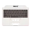Top Case With Keyboard Compatible For MacBook Pro 13" W/ Touch Bar (A1706 / Late 2016 / Mid 2017) (US English) (Used OEM Pull: Grade New) (Silver)