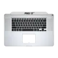 Top Case And Keyboard Compatible For MacBook Pro Unibody 17" (A1297 / Early 2009 / Mid 2009) (US English)