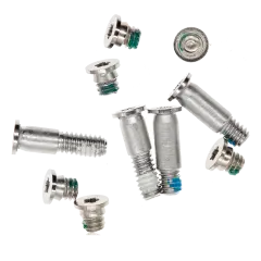 Bottom Case Screws Compatible For MacBook Air 13" Retina (A1932 / Late 2018 / Early 2019 / Mid 2019 / A2179 / Early 2020 / A2337 / Late 2020) (Silver)