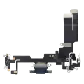 Charging Port Flex Cable Compatible For iPhone 14 (Used OEM Pull) (Midnight)