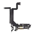 Charging Port Flex Cable Compatible For iPhone 14 Pro Max (Aftermarket Plus) (Gold)