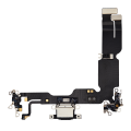 Charging Port Flex Cable Compatible For iPhone 15 Plus (Premium) (Black)