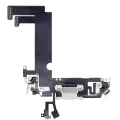 Charging Port Flex Cable Compatible For iPhone 12 Mini (Premium) (White)