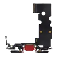 Charging Port Flex Cable Compatible For iPhone SE (2020) (Used OEM Pull) (Red)
