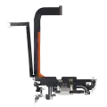 Charging Port Flex Cable Compatible For iPhone 13 Pro Max (Aftermarket Plus) (Silver)