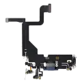Charging Port Flex Cable Compatible For iPhone 13 Pro (Used OEM Pull) (Sierra Blue)