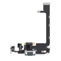 Charging Port Flex Cable With Board Compatible For iPhone 11 Pro Max (Used OEM Pull) (Midnight Green)