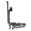 Charging Port Flex Cable Compatible For iPhone 12 Pro Max (Aftermarket Plus) (Gold)