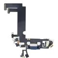 Charging Port Flex Cable Compatible For iPhone 12 Mini (Aftermarket Plus) (Blue)