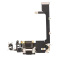 Charging Port Flex Cable With Board Compatible For iPhone 11 Pro (Aftermarket Plus) (Space Gray)