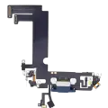 Charging Port Flex Cable Compatible For iPhone 12 Mini (Premium) (Blue)