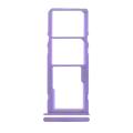 Dual Sim Card Tray Compatible For Samsung Galaxy A21 (A215 / 2020) (Purple)