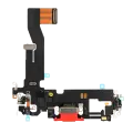 Charging Port Flex Cable Compatible For iPhone 12 (Premium) (Red)