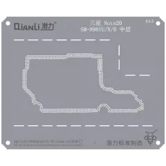 Bumblebee Stencil (QS643) For Samsung Note 20 SM-N981U/N/O Middle Frame (Qianli)