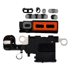 Loudspeaker / Mic Mesh Compatible For iPhone 15 (White) (10 Pack)