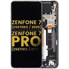 OLED Assembly Without Frame Compatible For Asus ZenFone 7 (ZS670KS / 2020) / ZenFone 7 Pro (ZS671KS / 2020) (Refurbished) (Black)