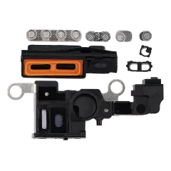 Loudspeaker / Mic Mesh Compatible For iPhone 14 (Midnight) (10 Pack)