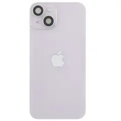 Back Glass With Steel Plate With MagSafe Magnet Pre-Installed Compatible For iPhone 14 Plus (Genuine OEM) (Purple)