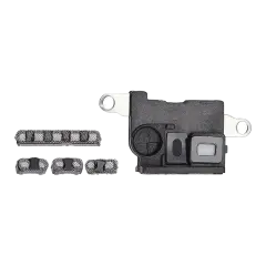 Loudspeaker / Mic Mesh Compatible For iPhone 11 Pro Max (White) (10 Pack)