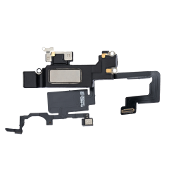 Earpiece Speaker With Proximity Sensor Cable Compatible For iPhone 12 Mini (Warning: Soldering Required Compatible For Face ID Functionality) (Aftermarket)