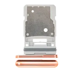 Dual Sim Card Tray Compatible For Samsung Galaxy S20 FE 5G (Cloud Orange)