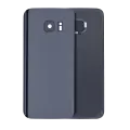Back Cover Glass With Camera Lens Compatible For Samsung Galaxy S7 (No Logo) (Aftermarket Plus) (Black Onyx)