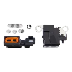 Loudspeaker / Mic Mesh Compatible For iPhone 13 Mini (White) (10 Pack)