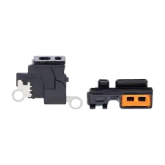 Loudspeaker / Mic Mesh Compatible For iPhone 12 Mini (White) (10 Pack)