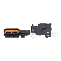 Loudspeaker / Mic Mesh Compatible For iPhone 12 / 12 Pro (Black) (10 Pack)