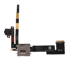 Headphone Jack And Sim Card Holder Flex Cable Compatible For iPad 2 (3G)