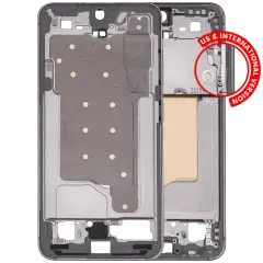 Mid-Frame Housing Compatible For Samsung Galaxy S25 5G (US & International Version) (Silver Shadow)