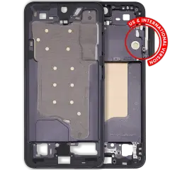 Mid-Frame Housing Compatible For Samsung Galaxy S25 5G (US & International Version) (Blue Black)