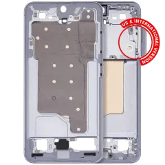 Mid-Frame Housing Compatible For Samsung Galaxy S25 5G (US & International Version) (Icy Blue)